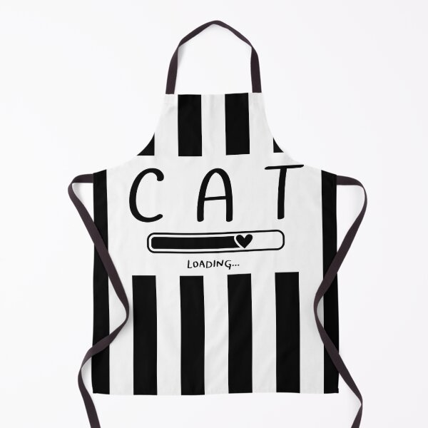 Item preview, Black and white vertical striped top, Cat Loading designed and sold by MokonoKokoro.