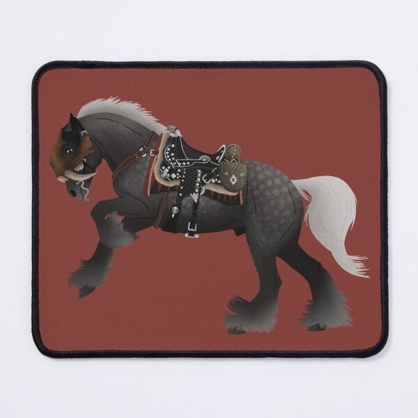 Item preview, Gray Breton Draft Horse - Equine Rampaige designed and sold by equinerampaige.