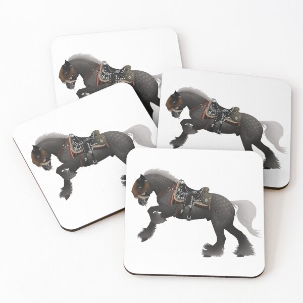 Item preview, Gray Breton Draft Horse - Equine Rampaige designed and sold by equinerampaige.