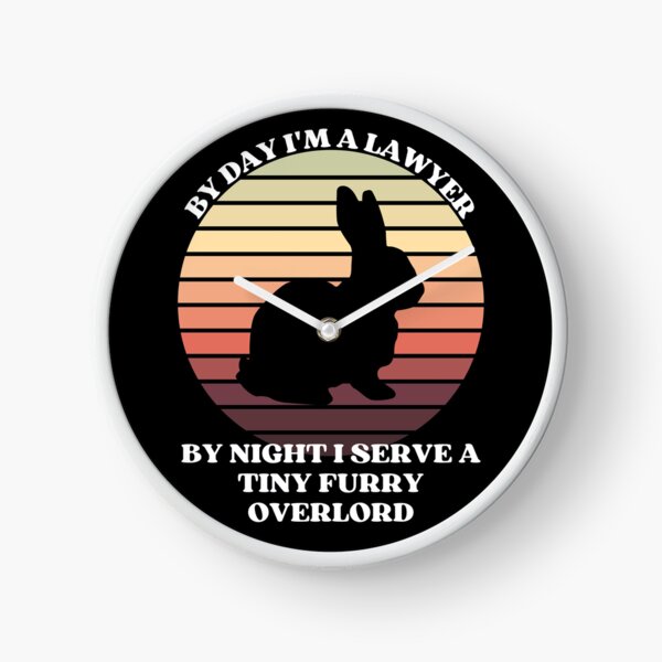 Item preview, LAWYER Serves A Tiny Furry Overlord  BUNNY designed and sold by McThingummy.