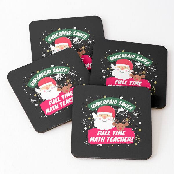Item preview, Christmas Math Teacher Santa Design designed and sold by myspookycuties.