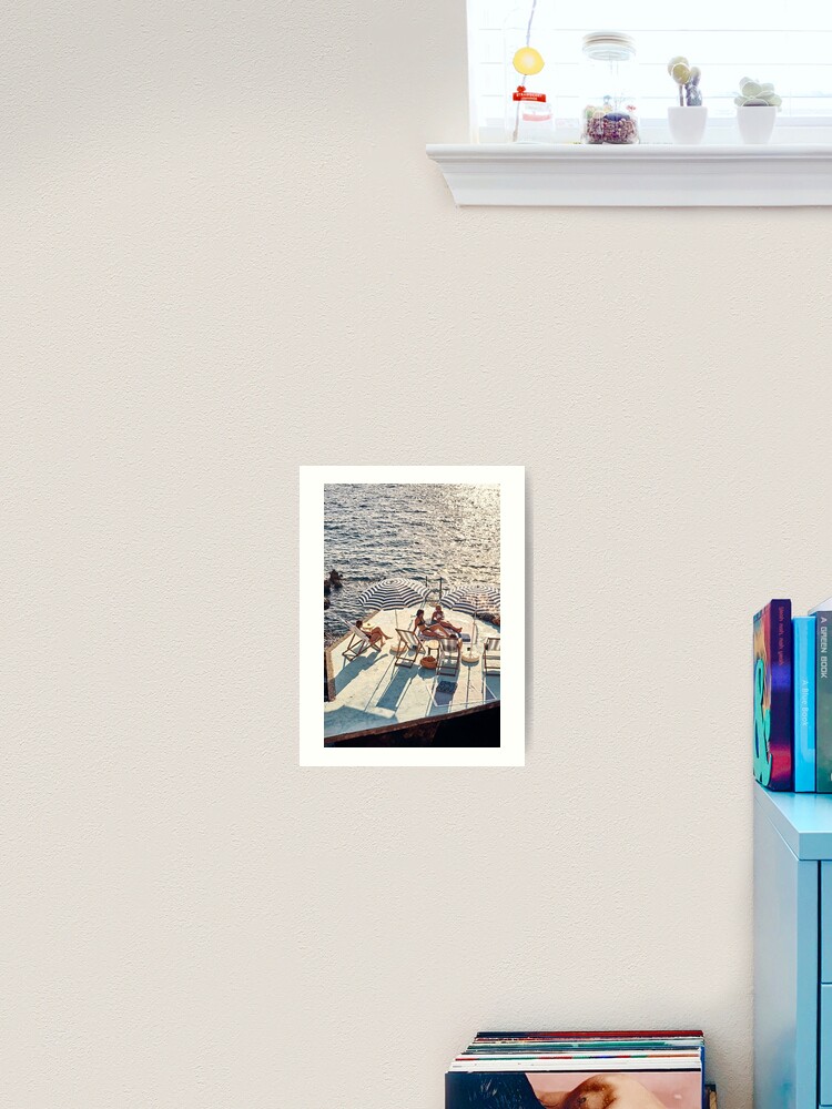 Girls on Beach Art Print