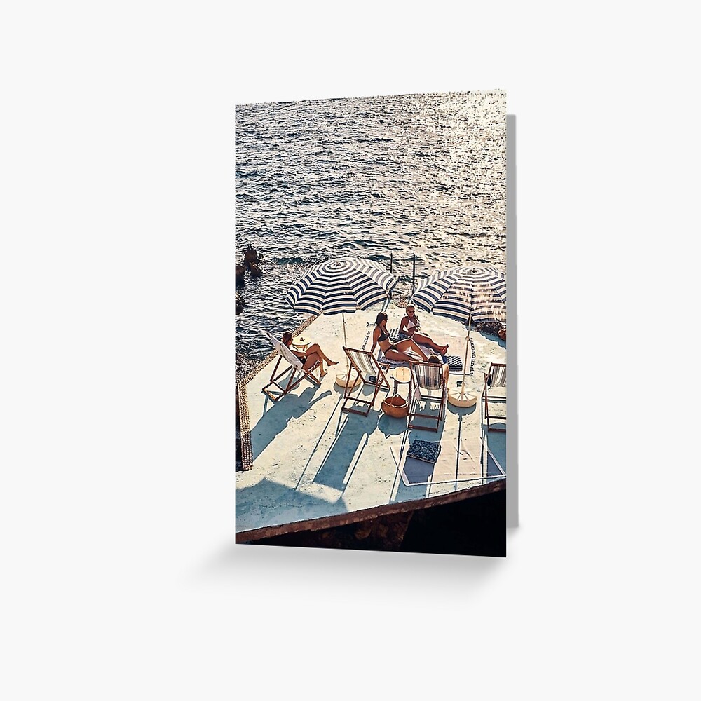 Girls on Beach Art Print