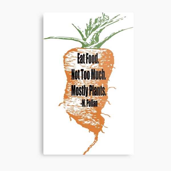 Item preview, Eat Food Not Too Much Mostly Plants designed and sold by Salemdietetics.