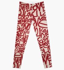 Renda Writer - Wearable Mural - LOVE Leggings