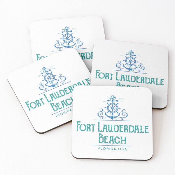 Item preview, Fort Lauderdale Beach Florida Vintage Nautical Design designed and sold by Futurebeachbum.