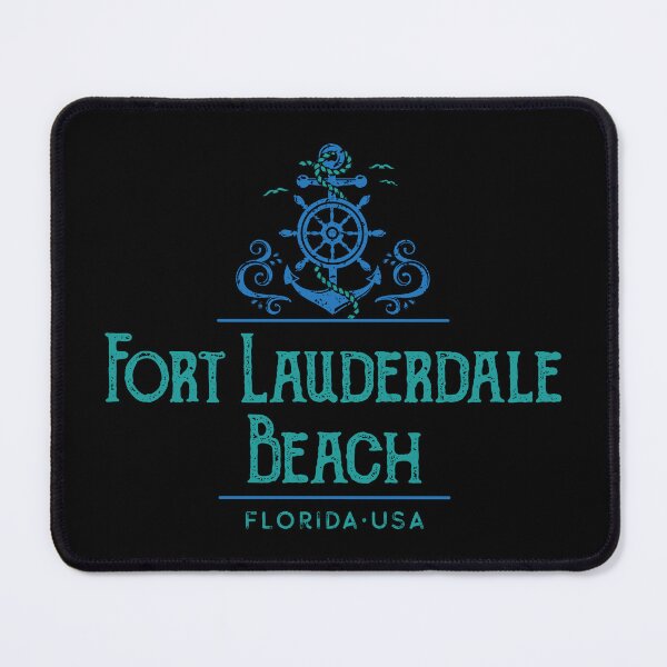 Item preview, Fort Lauderdale Beach Florida Vintage Nautical Design designed and sold by Futurebeachbum.