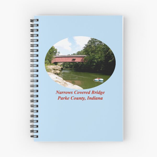 Item preview, Narrows Covered Bridge in Indiana designed and sold by gotucoveredart.