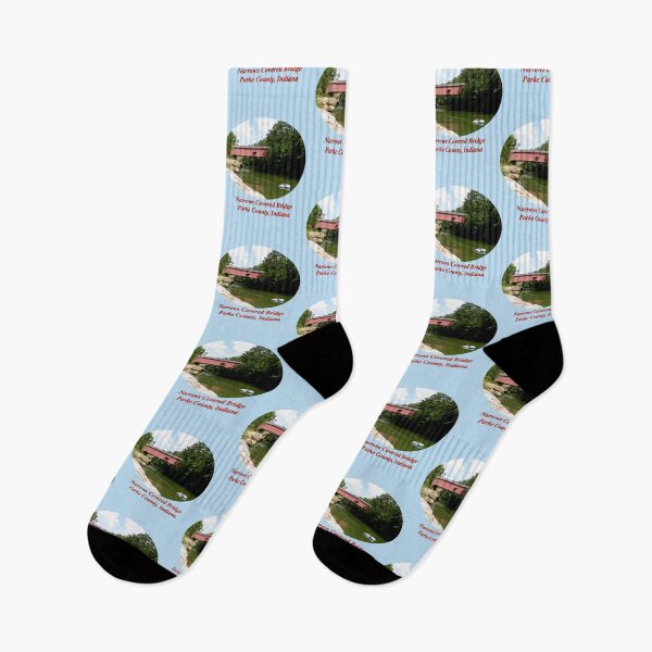 Item preview, Narrows Covered Bridge in Indiana designed and sold by gotucoveredart.