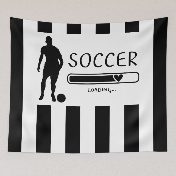 Item preview, Black and white vertical striped top, Soccer Loading designed and sold by MokonoKokoro.