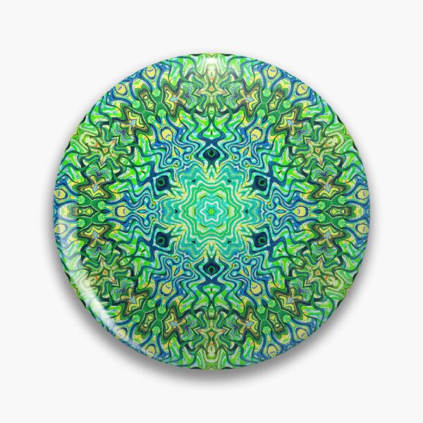 Item preview, Hippie Vibes Abstract Kaleidoscope Radial Symmetry Pattern Boho Aesthetic Art 5 of 12 designed and sold by Beachy.