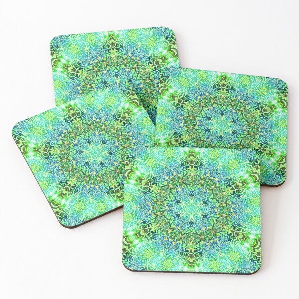 Item preview, Hippie Vibes Abstract Kaleidoscope Radial Symmetry Pattern Boho Aesthetic Art 5 of 12 designed and sold by Beachy.
