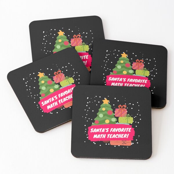 Item preview, Santa's Favorite Christmas Math Teacher Design designed and sold by myspookycuties.
