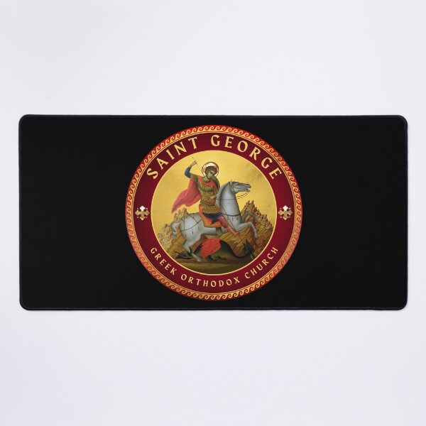 Item preview, Saint George Greek Orthodox Church Icon Style designed and sold by Yiorgos Designs.