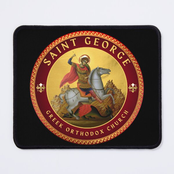 Item preview, Saint George Greek Orthodox Church Icon Style designed and sold by Yiorgos Designs.