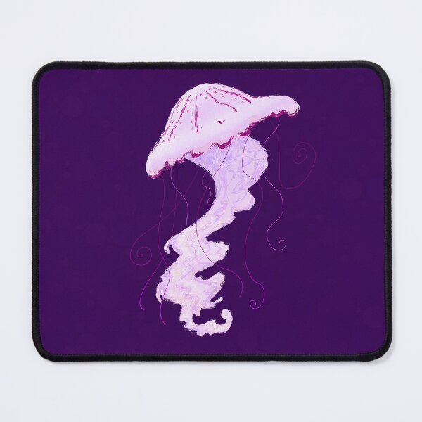 Item preview, Purple-striped jellyfish designed and sold by PaulaBS.