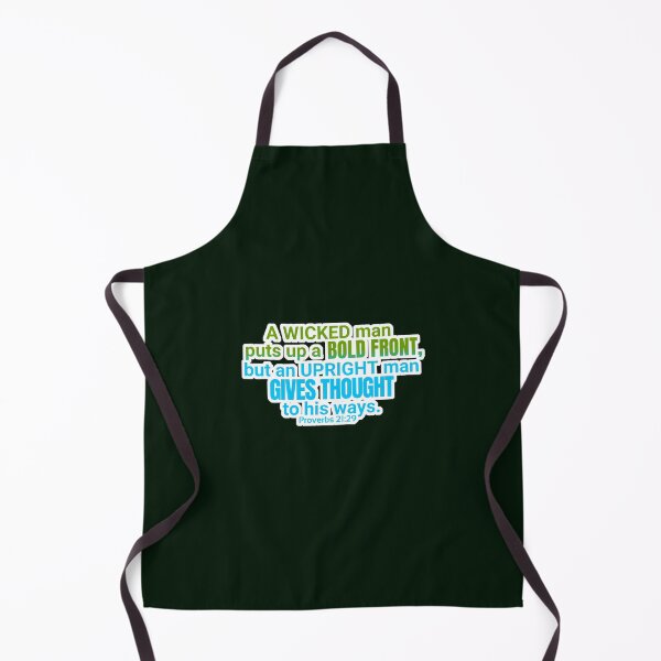 Item preview, Proverbs 21:29 A Wicked Man (Green Blue Gradient) designed and sold by rainbowsinks.