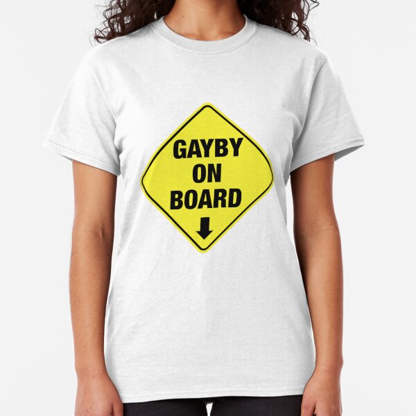 GAYBY ON BOARD clothing Classic T-Shirt