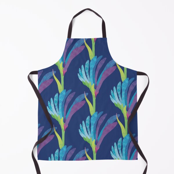 Item preview, Australian Native Blue Kangaroo Paw Flower Pattern designed and sold by BloomJoyStudio.