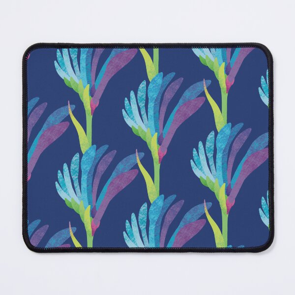 Item preview, Australian Native Blue Kangaroo Paw Flower Pattern designed and sold by BloomJoyStudio.