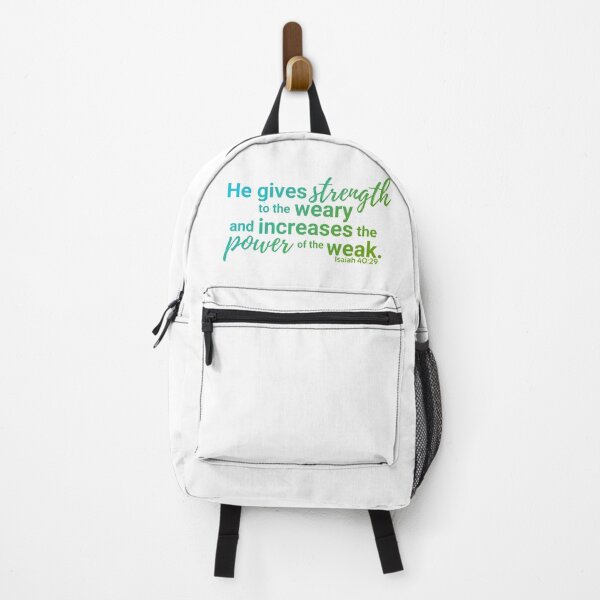 Item preview, Isaiah 40:29 He gives strength (Blue Green Gradient) designed and sold by rainbowsinks.