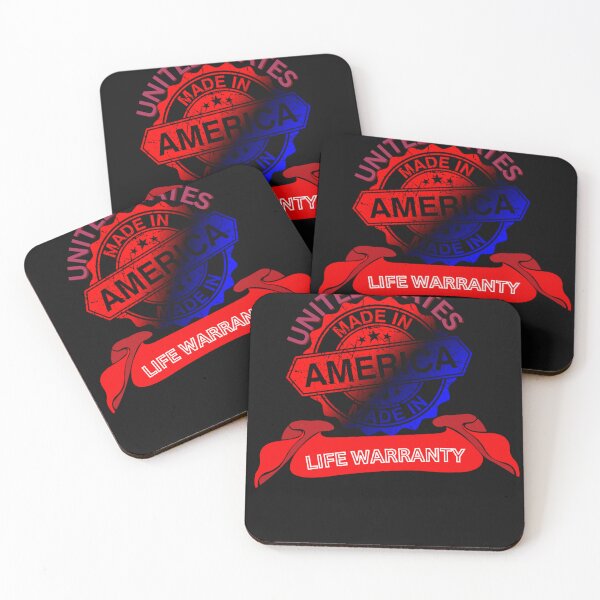 Item preview, Two words made in America Red logo art designed and sold by Fit On.