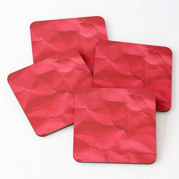 Item preview, Red Wrinkled Paper designed and sold by WilliamsonMedia.