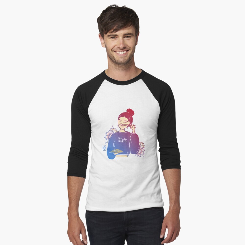 Item preview, Baseball ¾ Sleeve T-Shirt designed and sold by vymaing.