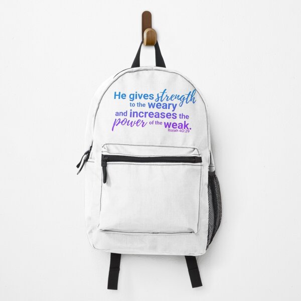 Item preview, Isaiah 40:29 He gives strength (Blue Purple Gradient) designed and sold by rainbowsinks.