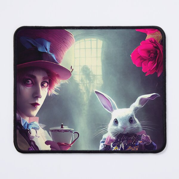 Item preview, Mad Hatter and White Rabbit Alice’s Adventures in Wonderland designed and sold by GorinART.
