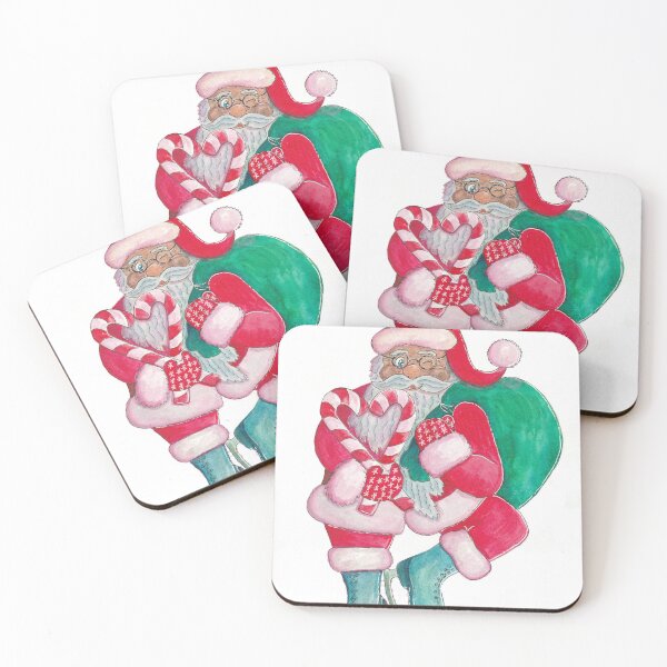 Item preview, Santa Claus on ice skating	 designed and sold by YuYuKoroleva.