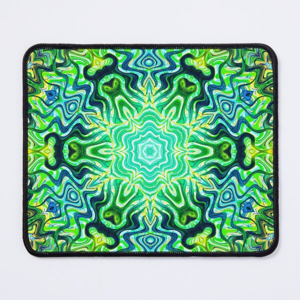 Item preview, Hippie Vibes Abstract Kaleidoscope Radial Symmetry Pattern Boho Aesthetic Art 6 of 12 designed and sold by Beachy.