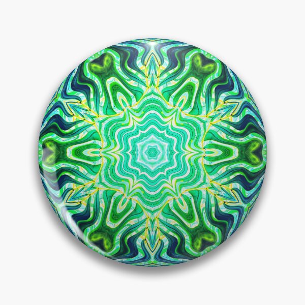 Item preview, Hippie Vibes Abstract Kaleidoscope Radial Symmetry Pattern Boho Aesthetic Art 6 of 12 designed and sold by Beachy.