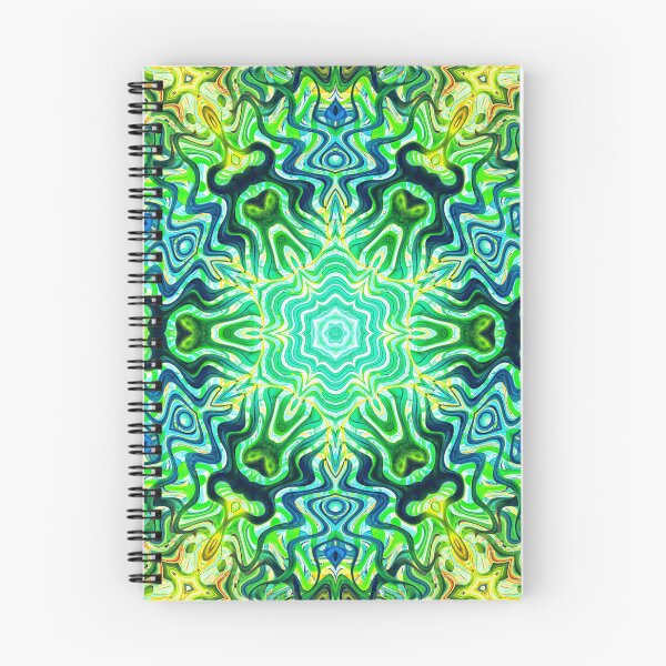 Item preview, Hippie Vibes Abstract Kaleidoscope Radial Symmetry Pattern Boho Aesthetic Art 6 of 12 designed and sold by Beachy.