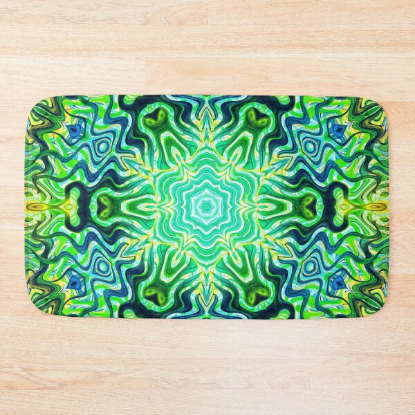 Item preview, Hippie Vibes Abstract Kaleidoscope Radial Symmetry Pattern Boho Aesthetic Art 6 of 12 designed and sold by Beachy.