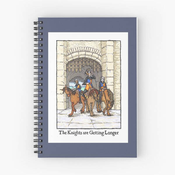 Item preview, The Knights are Getting Longer - Medieval humour designed and sold by MNoblestudio.