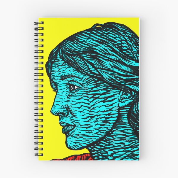 Item preview, VIRGINIA WOOLF ink and acrylic portrait .1 designed and sold by lautir.