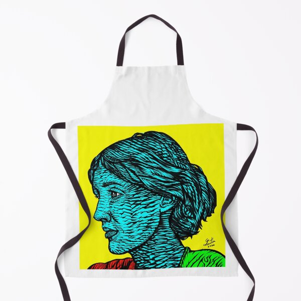 Item preview, VIRGINIA WOOLF ink and acrylic portrait .1 designed and sold by lautir.