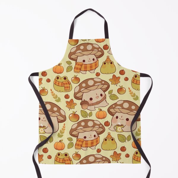 Item preview, Cute mushroom and froggie fall designed and sold by Rihnlin.