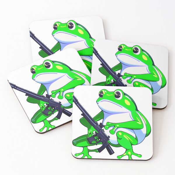 Item preview, Frog Sitting Holding a Gun designed and sold by BAYFAIRE.