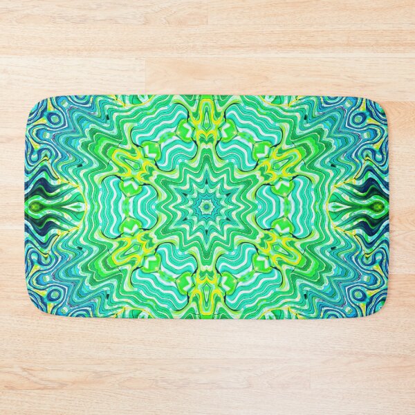 Item preview, Hippie Vibes Abstract Kaleidoscope Radial Symmetry Pattern Boho Aesthetic Art 7 of 12 designed and sold by Beachy.