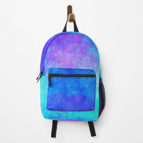 Item preview, Neon Teal Blue Purple Clouds designed and sold by awsomepatterns.