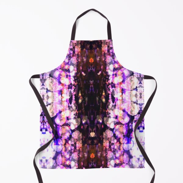 Item preview, Symmetric Abstract White Orange Black and Purple with Cell Design - Brain Scan designed and sold by AbstruseArtisan.
