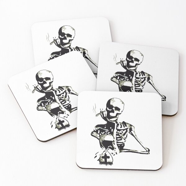 Item preview, Funny Skeleton Time and Cross designed and sold by gardentree.