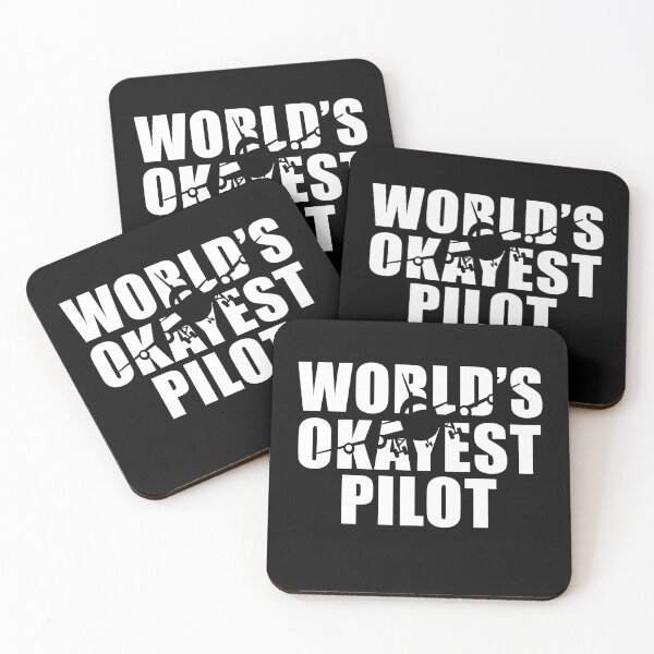 Item preview, world's okayest pilot aviation lover  designed and sold by Majesticoo.