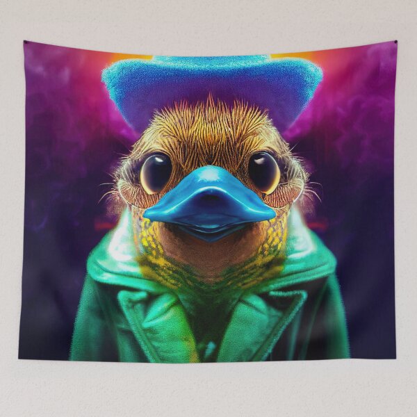 Item preview, Happy platypus designed and sold by Hoity-Toity.