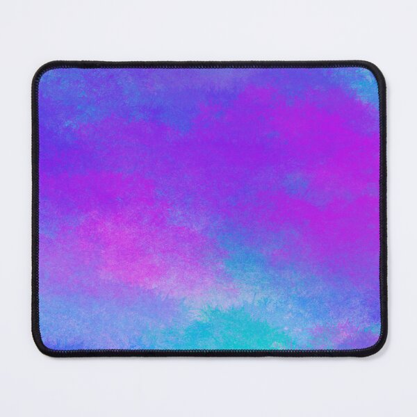 Item preview, Neon Teal Blue Purple Cloudy Day designed and sold by awsomepatterns.