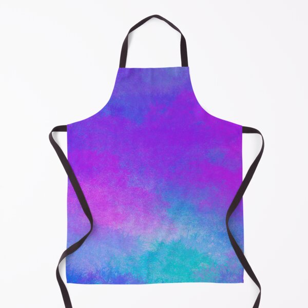 Item preview, Neon Teal Blue Purple Cloudy Day designed and sold by awsomepatterns.