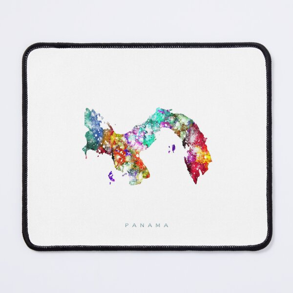 Item preview, Panama Map Watercolor Painting designed and sold by InkistPrints.