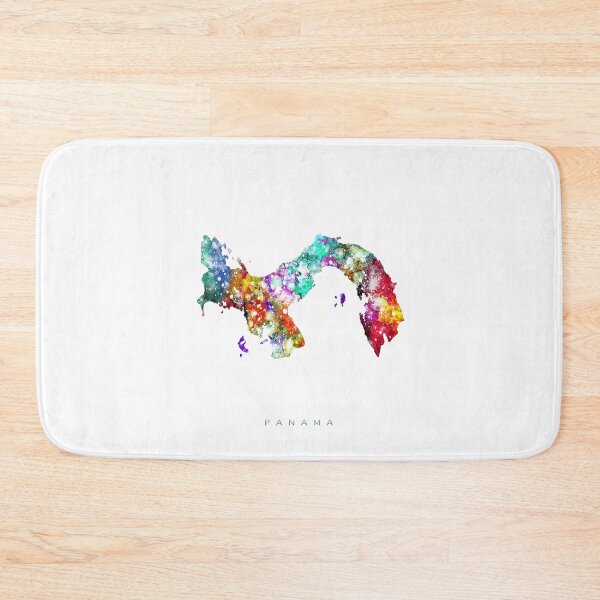 Item preview, Panama Map Watercolor Painting designed and sold by InkistPrints.